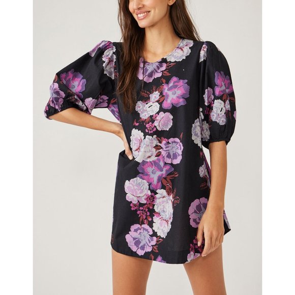 Free People Tops - 🎉LAST CHANCE🎉 FREE PEOPLE Maye Poplin Tunic / Midnight Combo